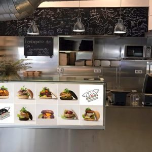 vitrina comida la guapa burg