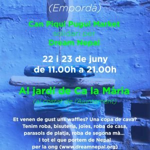 Flyer mercadillo Can Piqui Pugui en Vilamacolum cara A