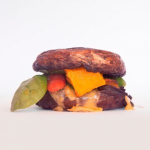 hamburguesa de seta portobello