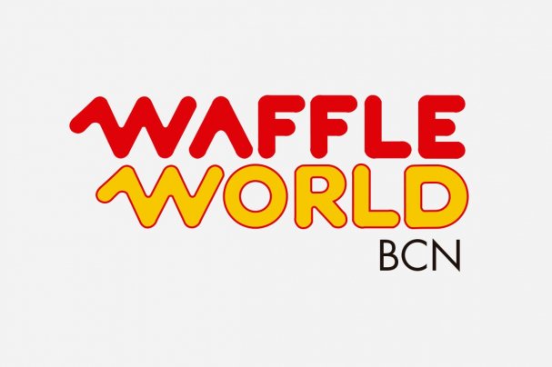 logo waffle world portada